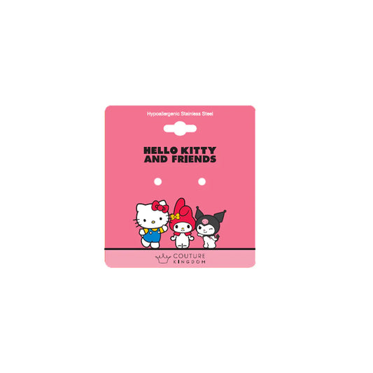 ECC Sanrio Hello Kitty Kuromi Stud Earrings