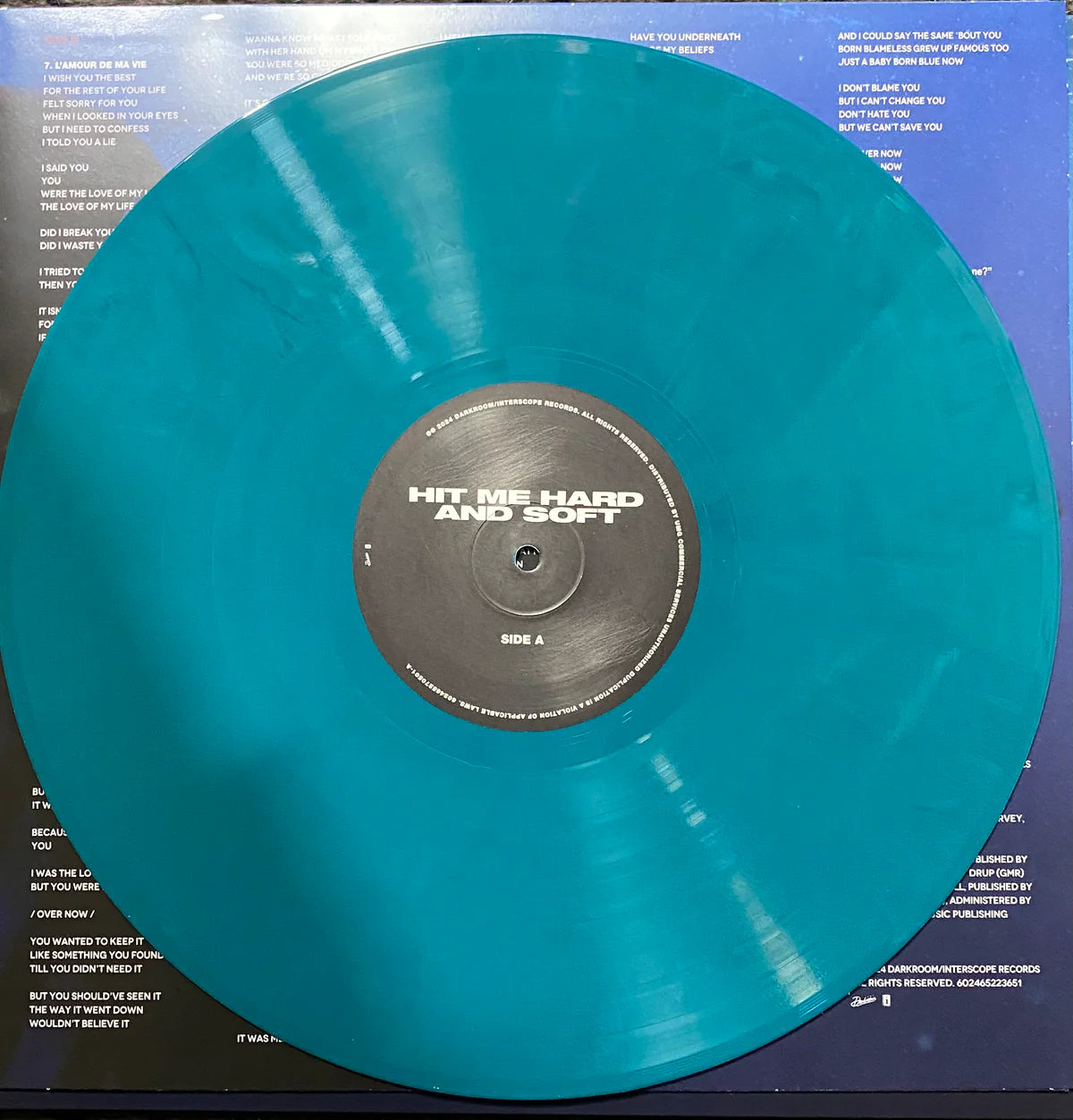 Billie Eilish Hit Me Hard And Soft Indie Exclusive Sea Blue LP