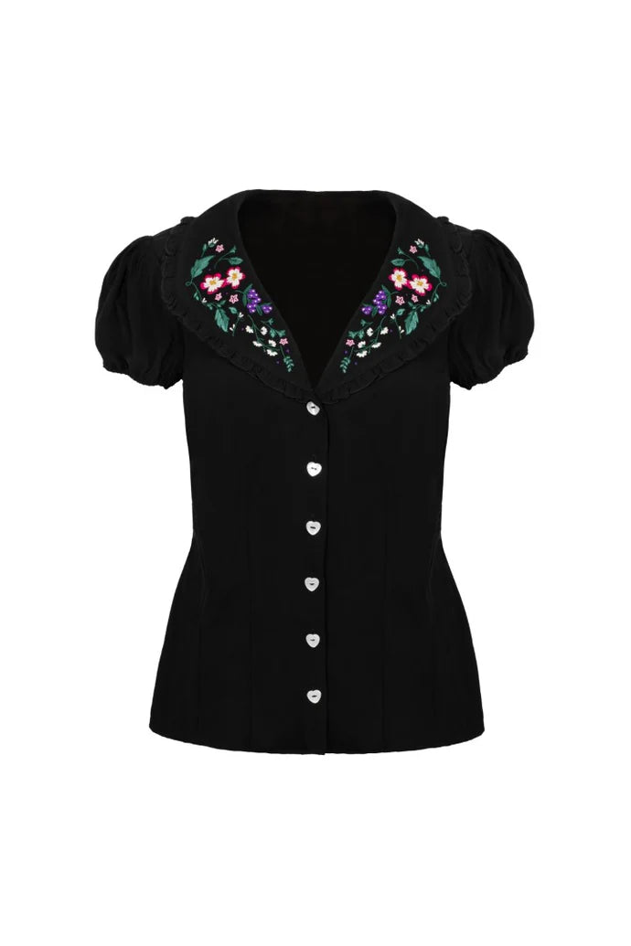 Winnie Blouse Black