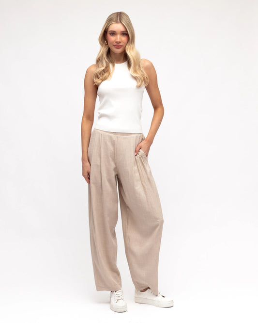 Linen Lux Pants Natural