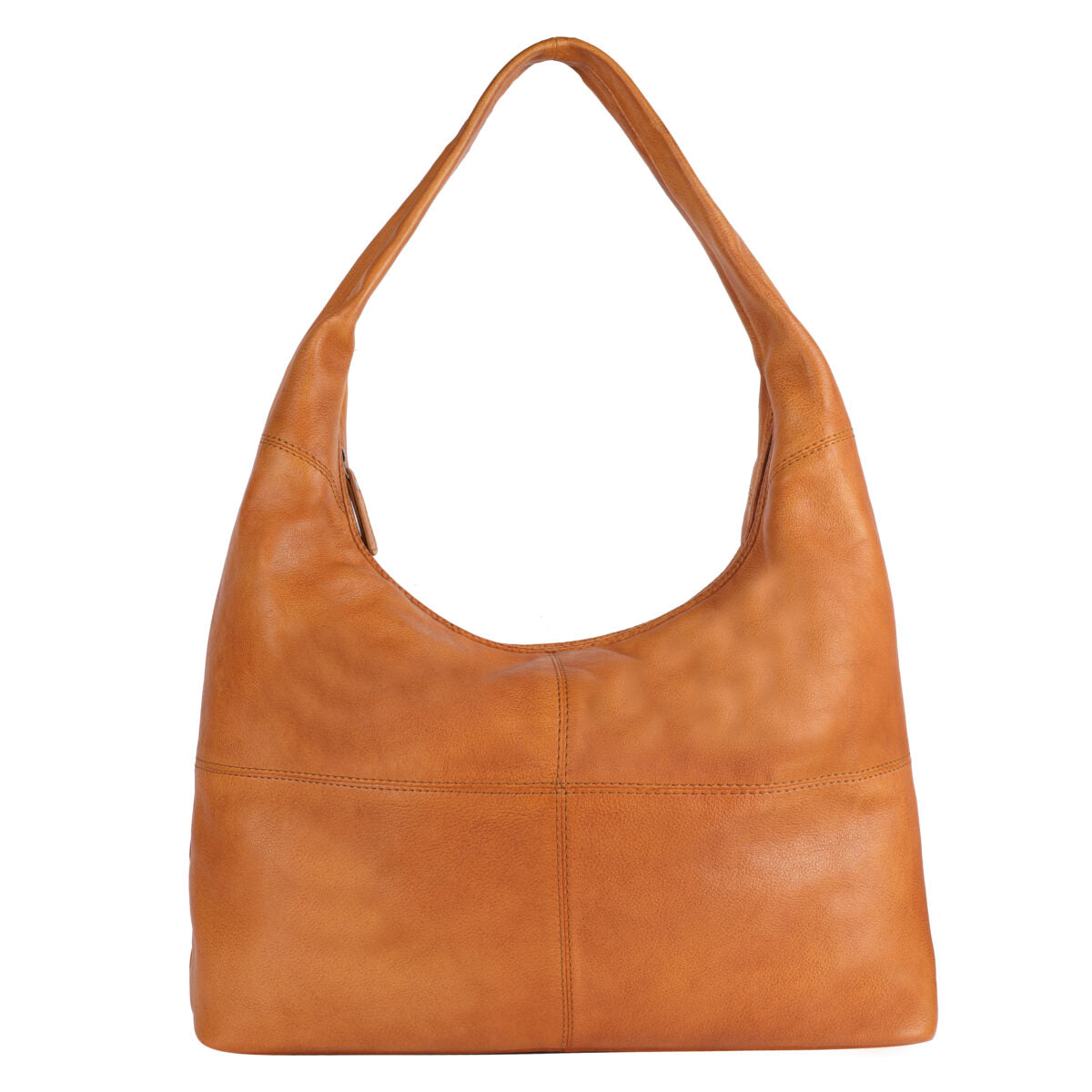 Hazelbrook Leather Shoulder Bag Tan - XLarge