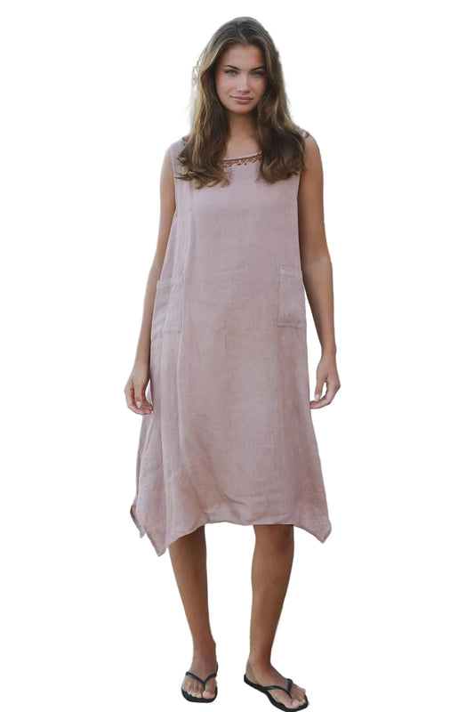 Lucy Cotton Linen Dress