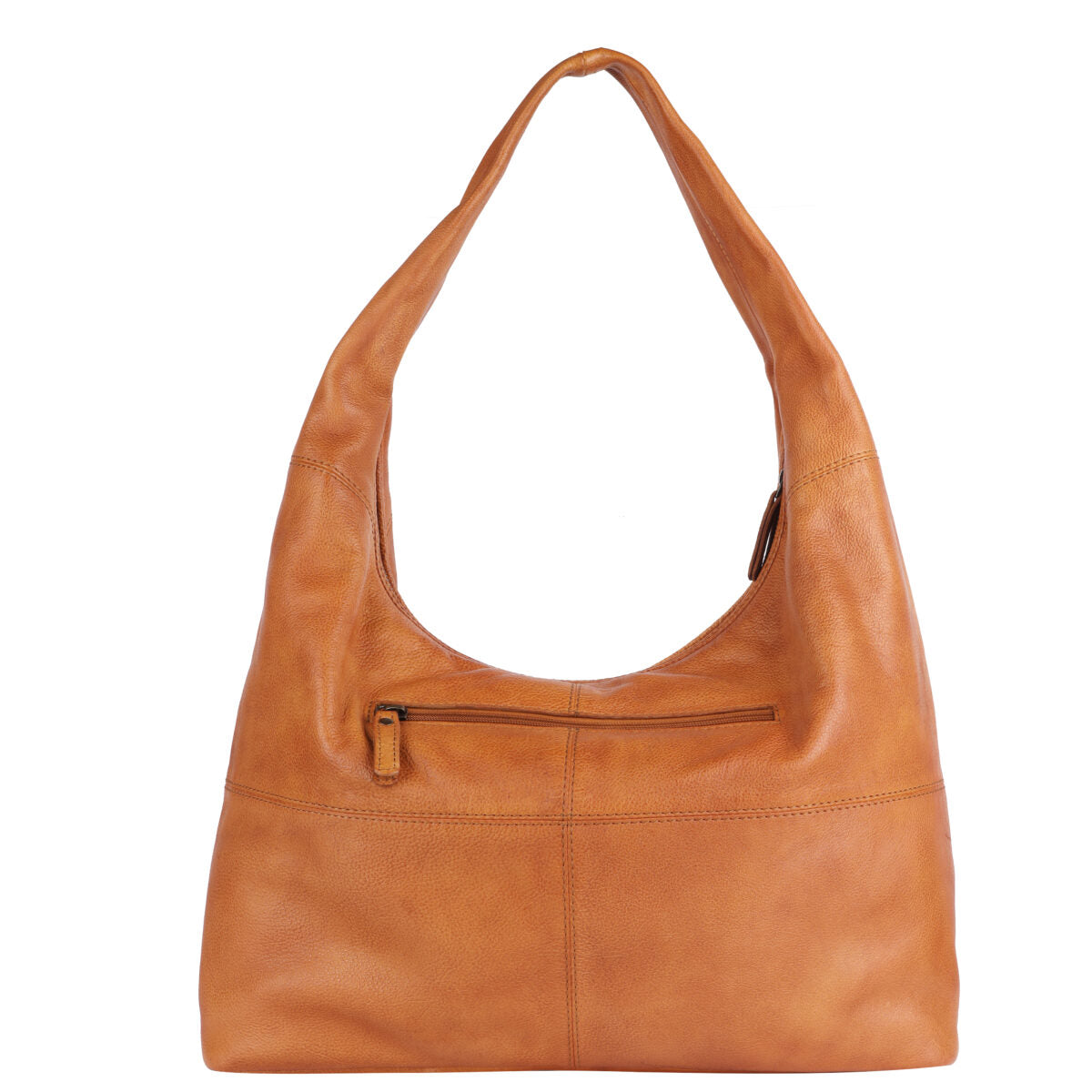 Hazelbrook Leather Shoulder Bag Tan - XLarge