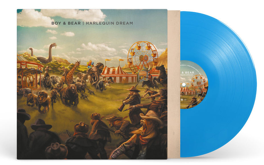 Boy & Bear Harlequin Dream 10th Anniversary Edition - Limited Edition Transparent Blue Vinyl