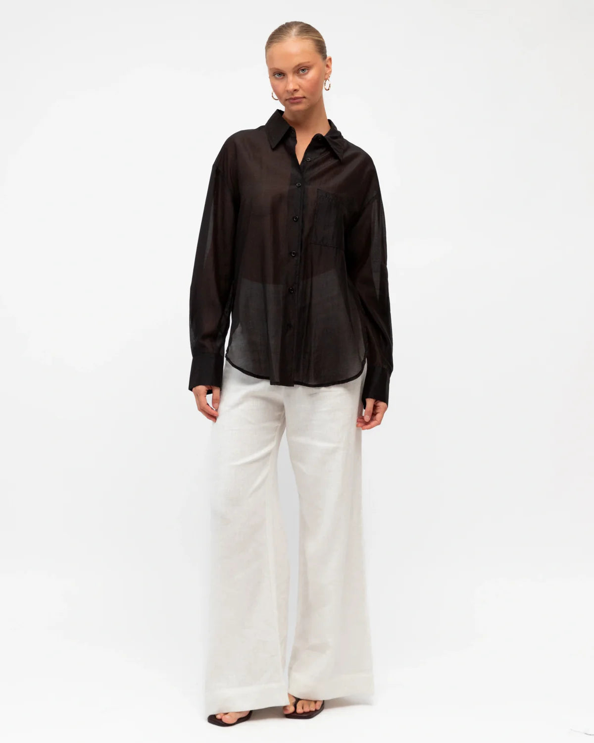 Hot Property Oversized Shirt Black