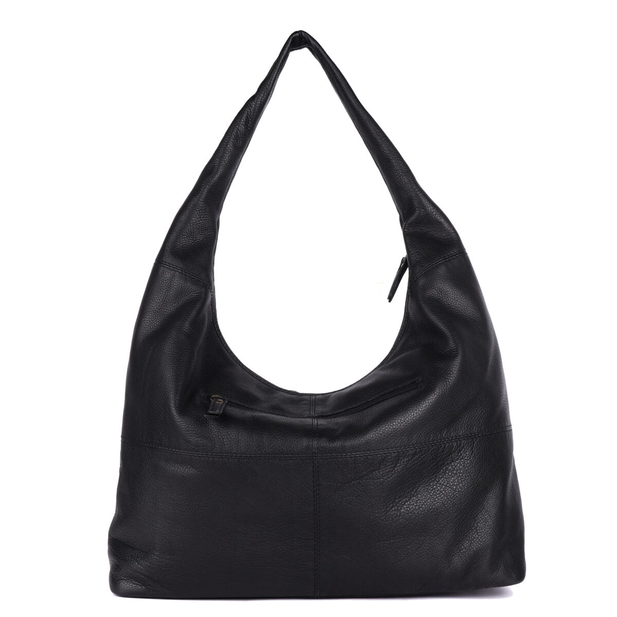 Hazelbrook Leather Shoulder Bag Black - XLarge