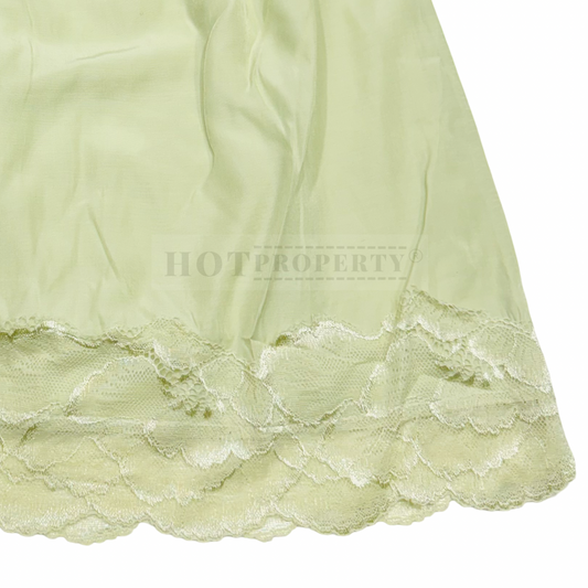By Frankie Lace Mini Skirt Sage