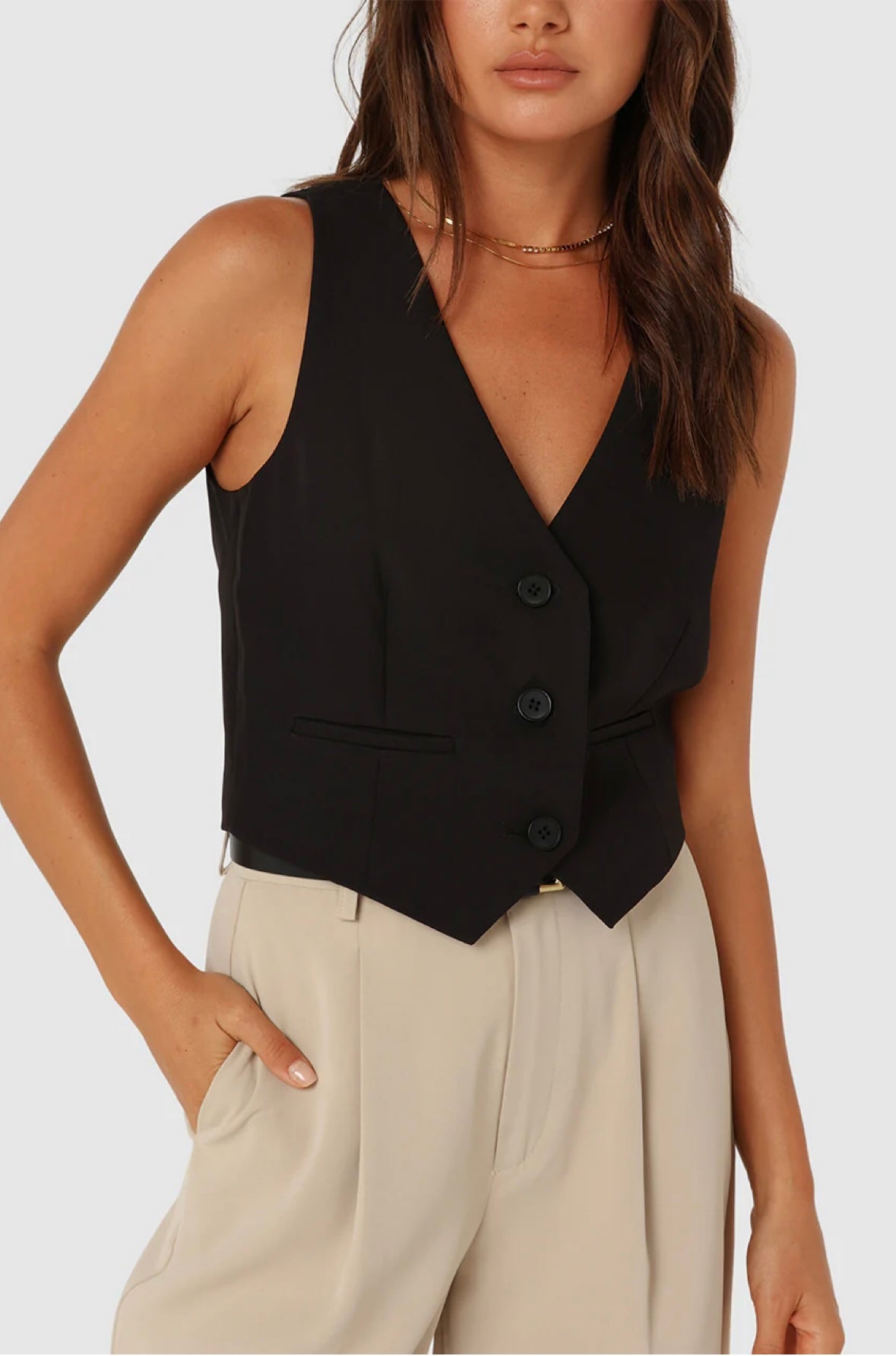 Freya Vest Black